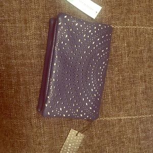 Street Level Justina Metallic Laser Cut Purse